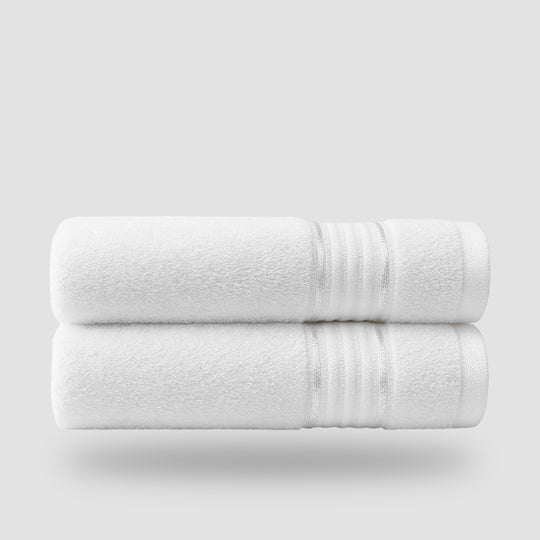 Bamboo Luxe Ultra Absorbent Bath Towels Pair