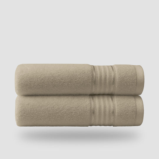 Bamboo Luxe Ultra Absorbent Bath Towels Pair