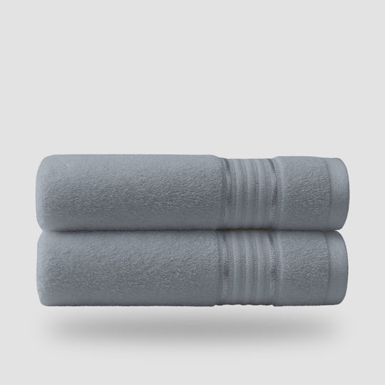 Bamboo Luxe Ultra Absorbent Bath Towels Pair