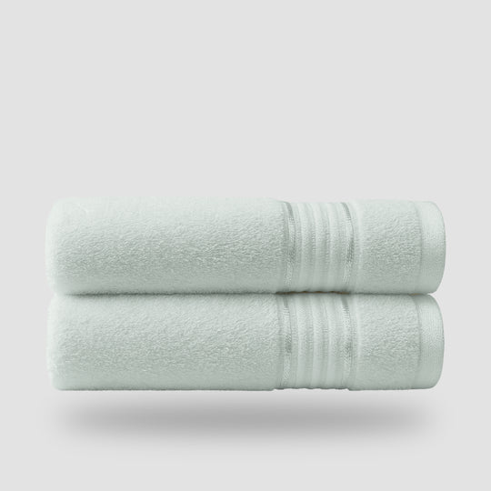 Bamboo Luxe Ultra Absorbent Bath Towels Pair