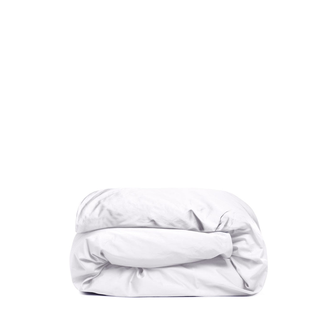 solid white duvet cover