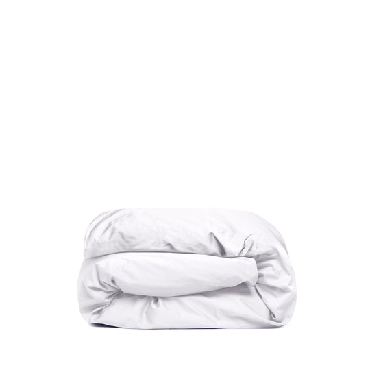 solid white duvet cover