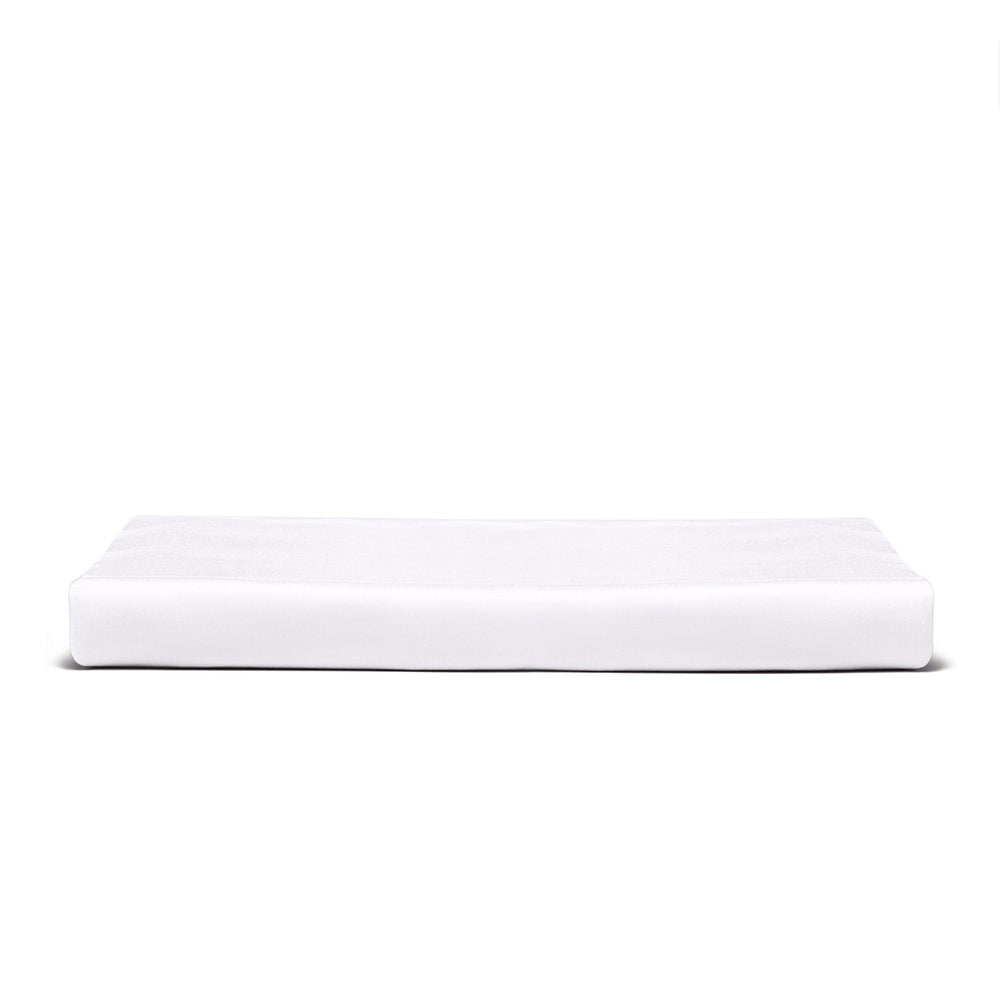 plain solid white flat sheet