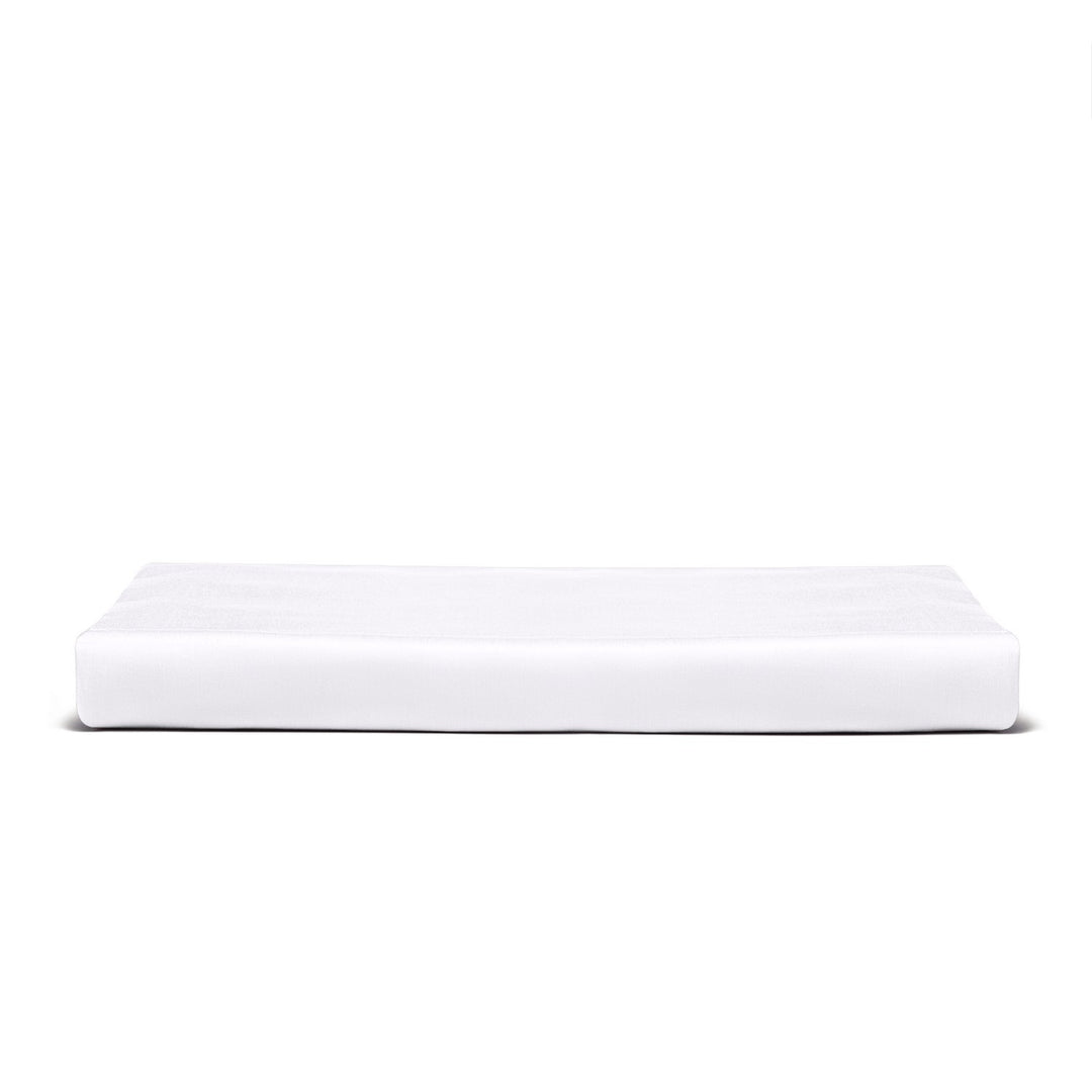 plain solid white flat sheet