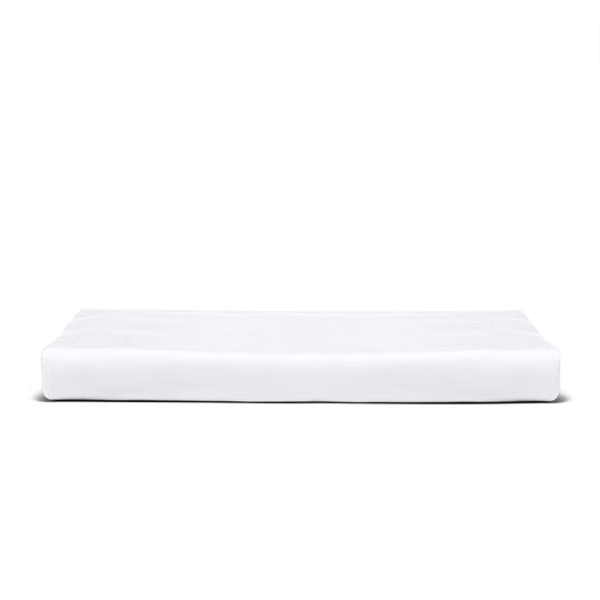 plain solid white flat sheet