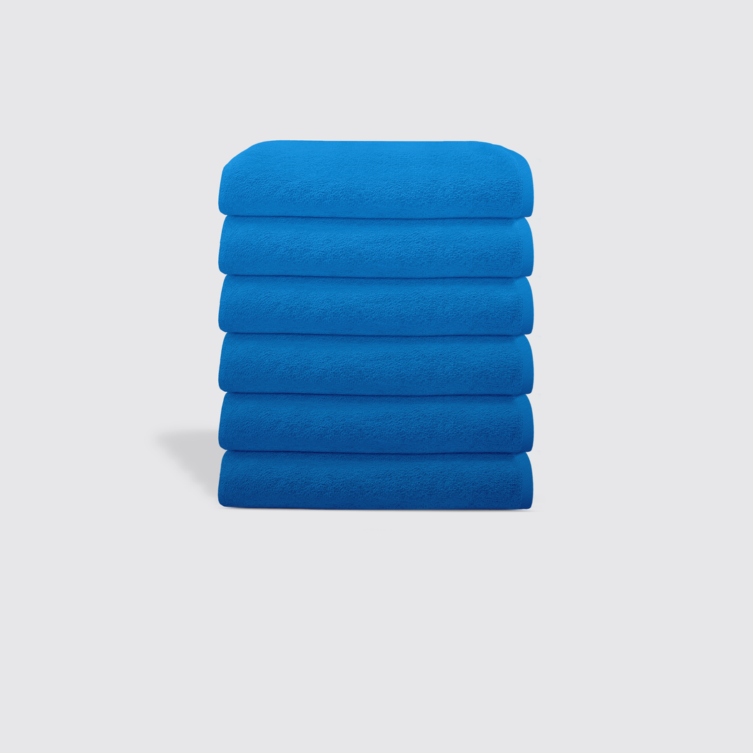 Royal Blue Hotel Suite Face Towel Bunch