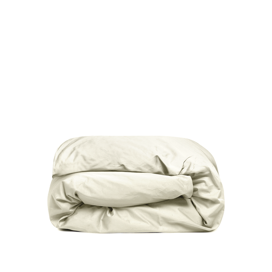 Solid Ivory Duvet Cover