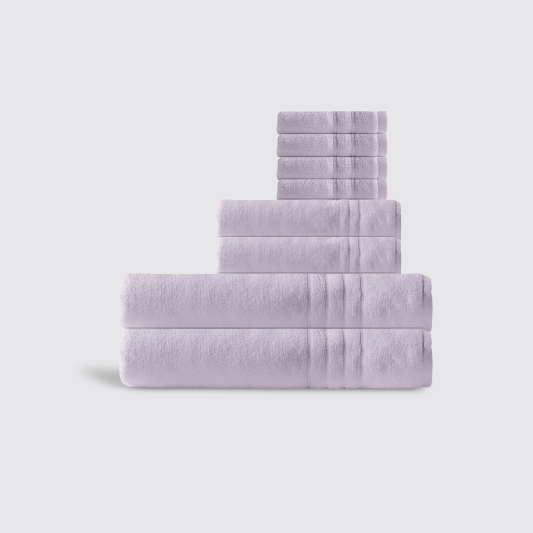 Lilac Plux Classic Towel Combo