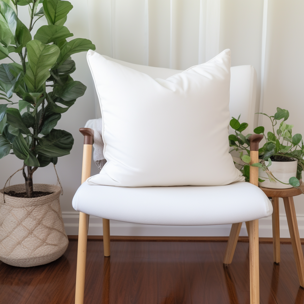 Cushion Cover on Chair