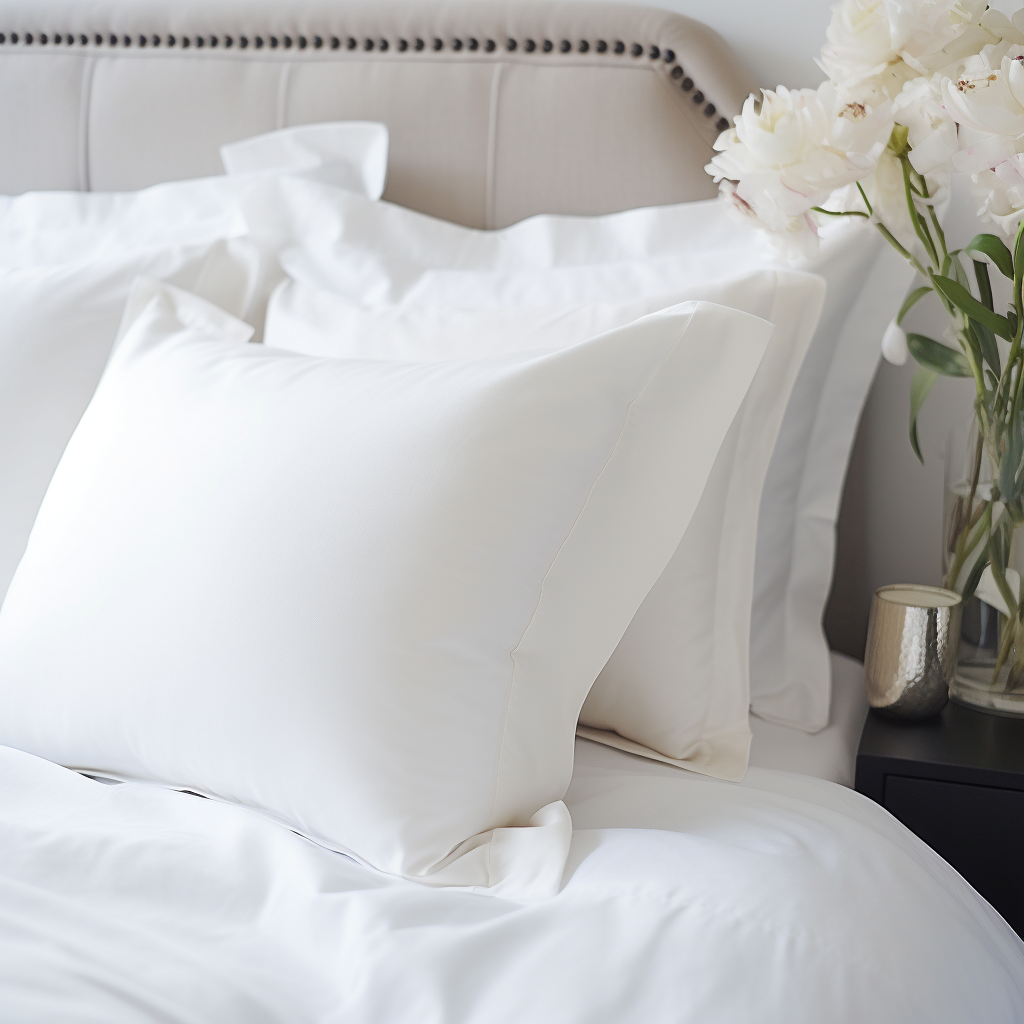 Solid White Pillowcases & Shams