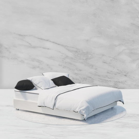 black embroidered border bedding set