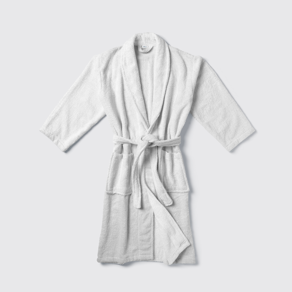 Salonika shawl Bathrobe front