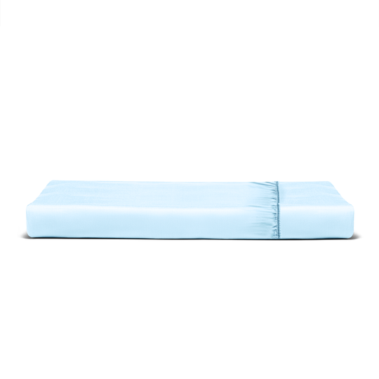 Solid Baby Blue Fitted Sheet