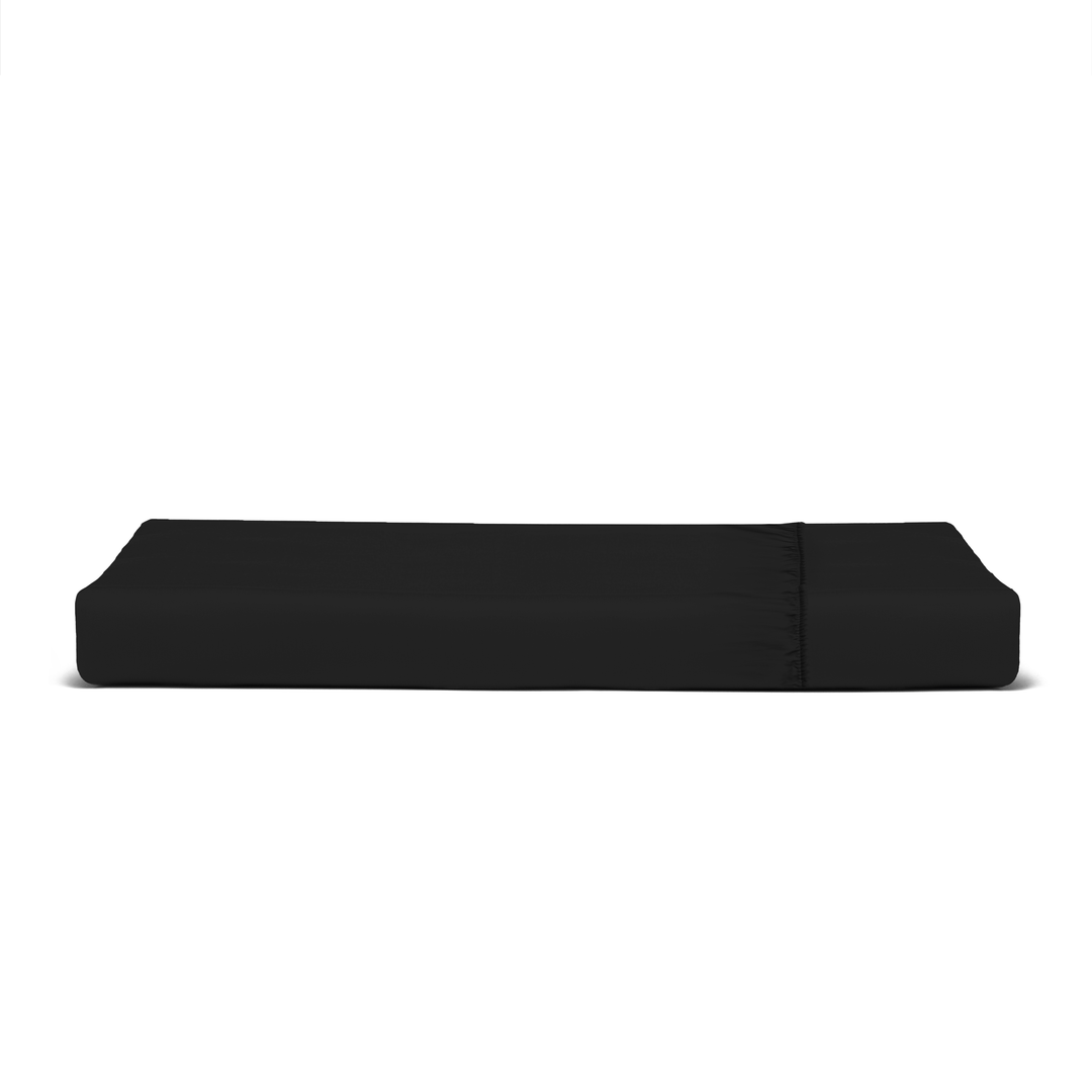 Solid Onyx Fitted Sheet