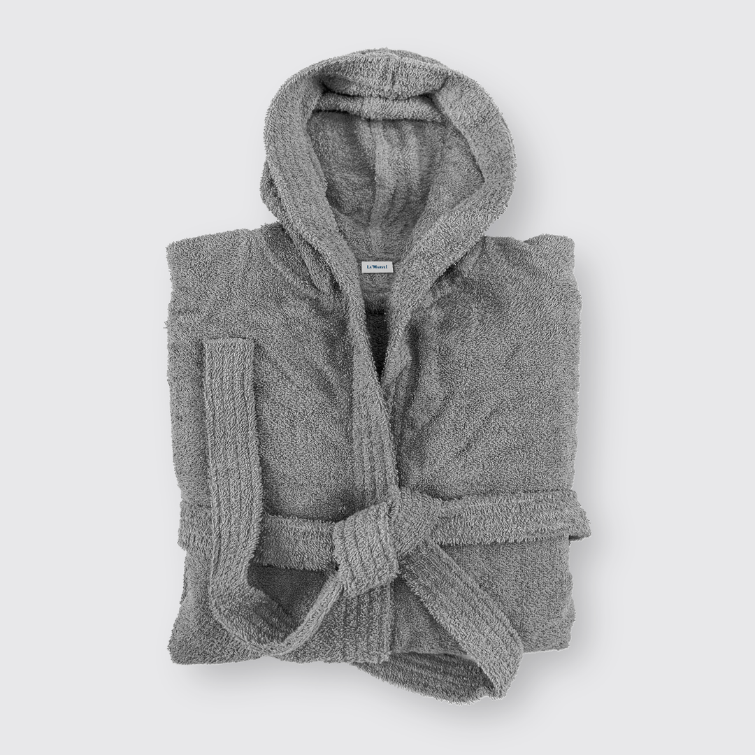 GreySalonika Hooded Bathrobe