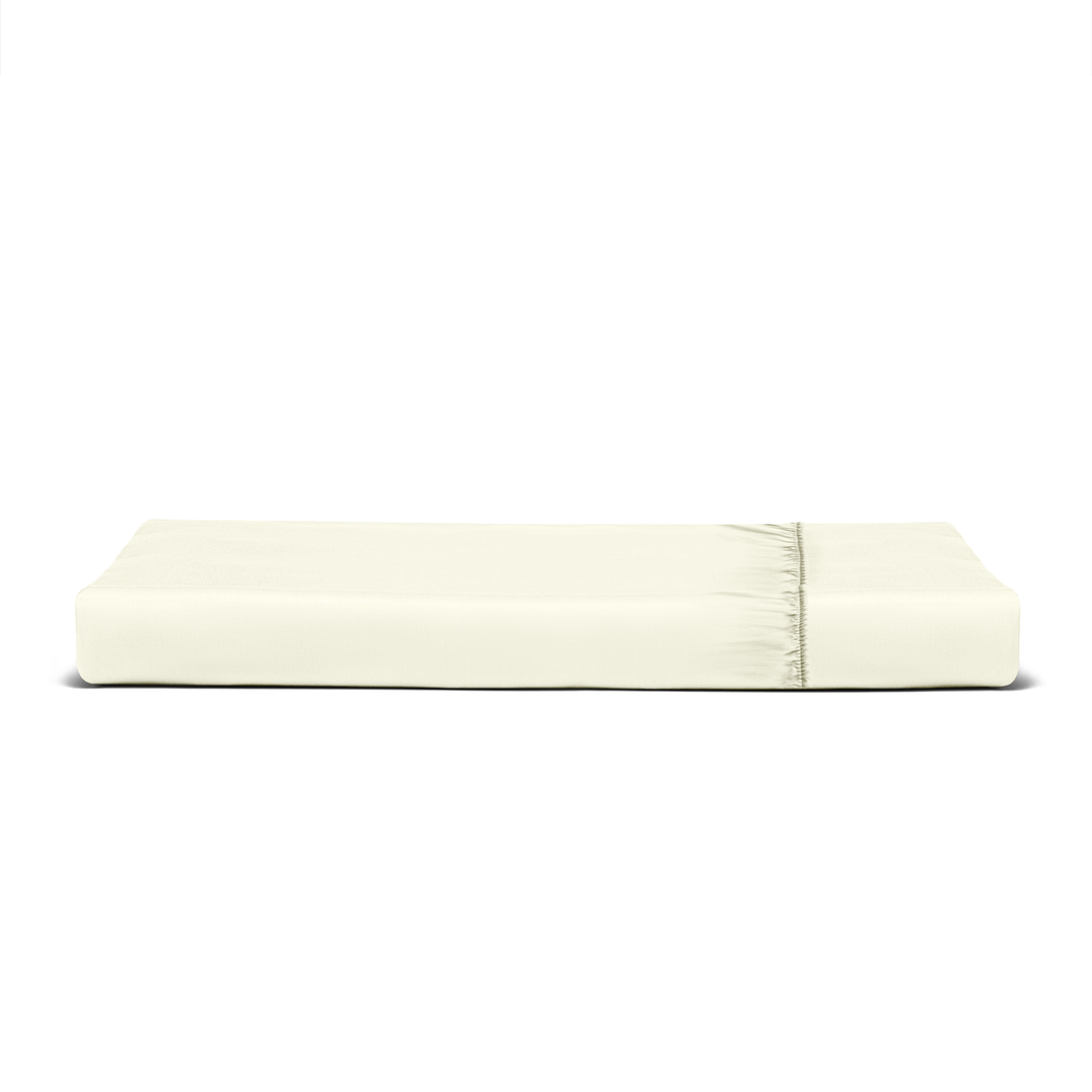 Solid Ivory Fitted Sheet