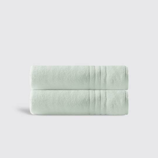 Mint Plux Classic Bath Sheet Duo