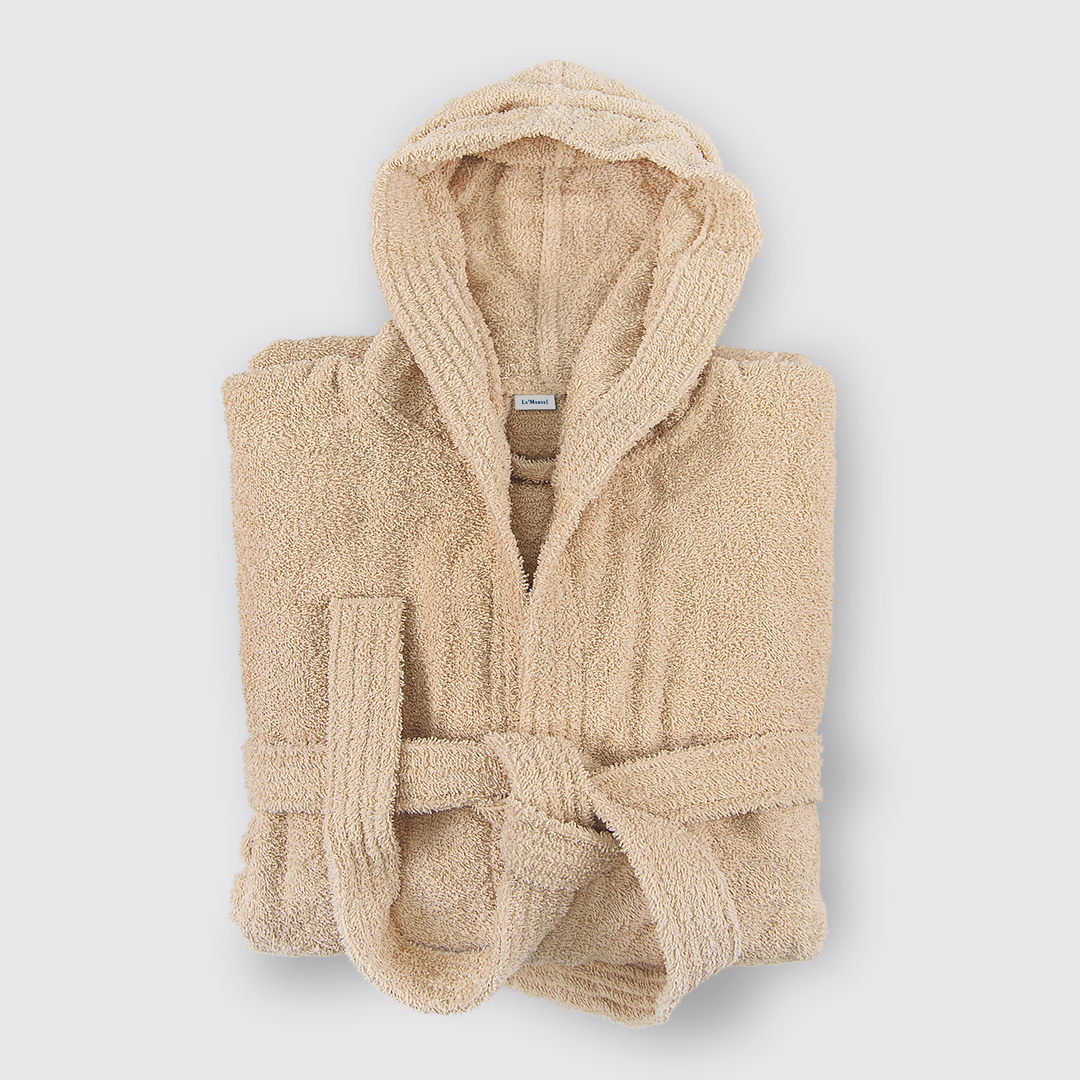 Sand Salonika Hooded Bathrobe