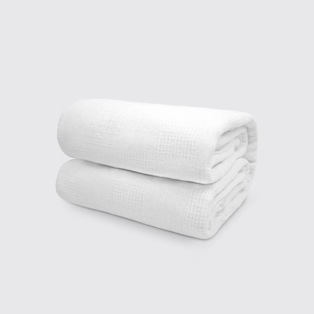 white thermal blanket