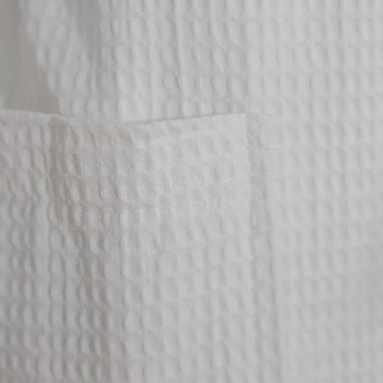 textured bathrobe