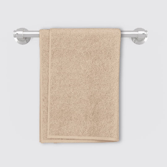 Beige Beach Towel on stand