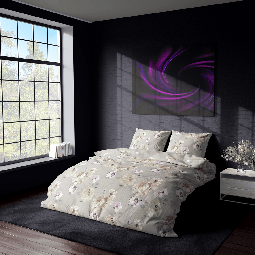 Printed Floral Bedding Set