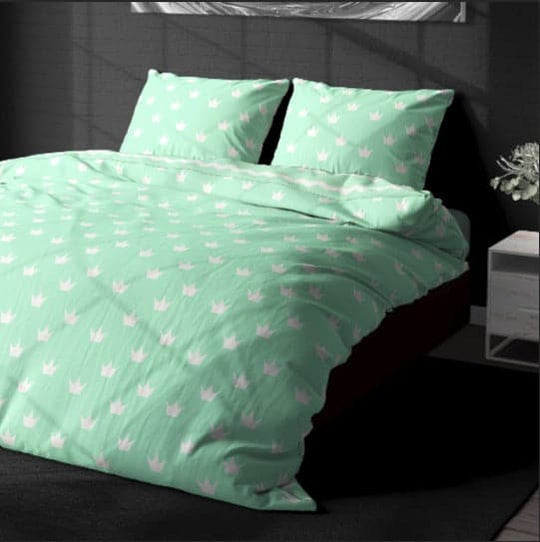 Crown Zig-Zag Duvet Set with cushion
