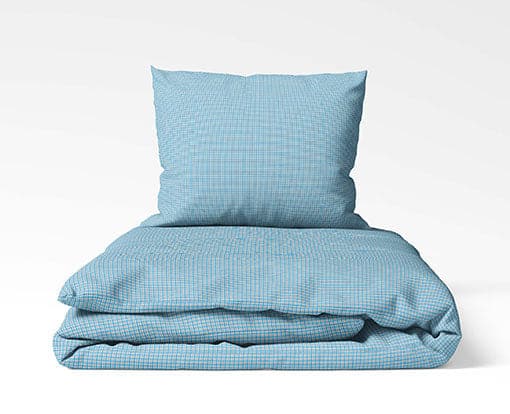 Blue Gingham Duvet Set