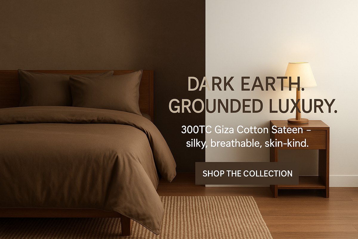 La’Marvel Giza Sateen in Dark Earth