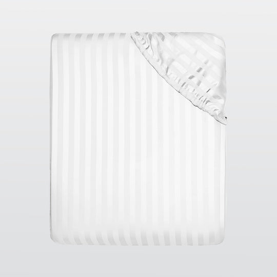 3CM Stripped Fitted Sheet Set