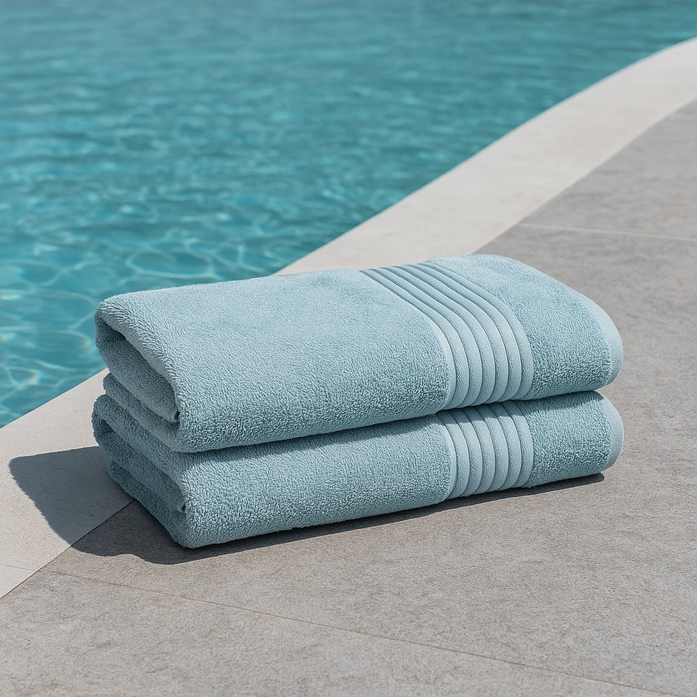 Bamboo Luxe Ultra Absorbent Pool Towels Pair