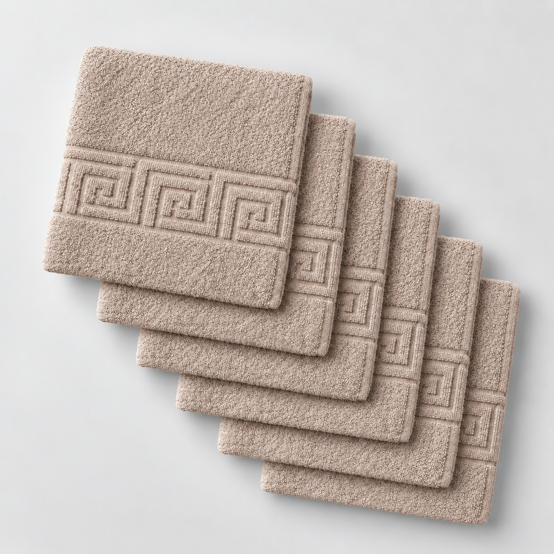 Greek Luxury Face Towels Bunch
