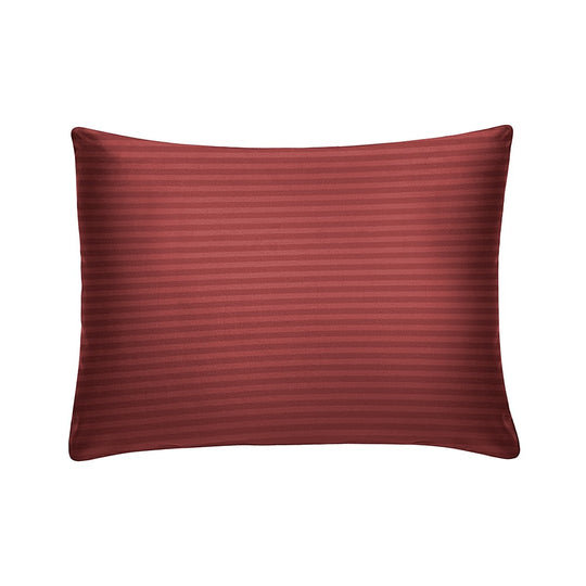 burgundy striped small pillowcase