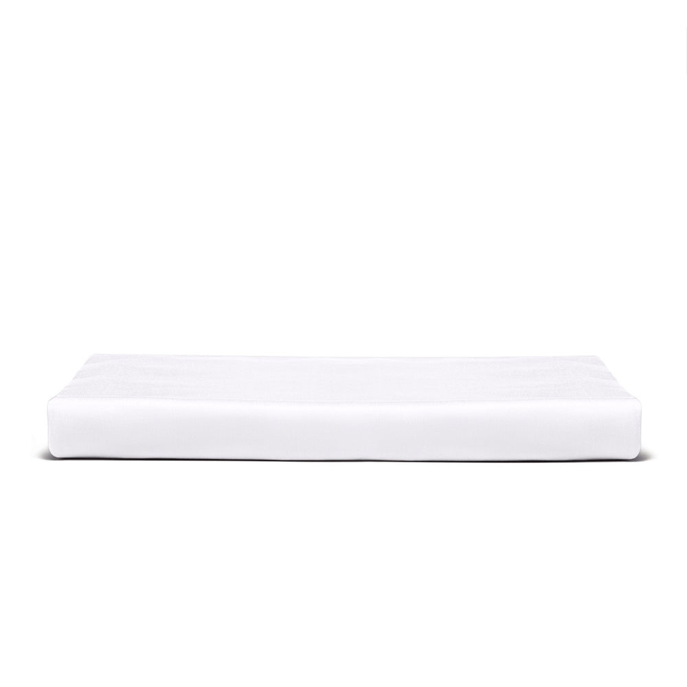 plain solid white flat sheet