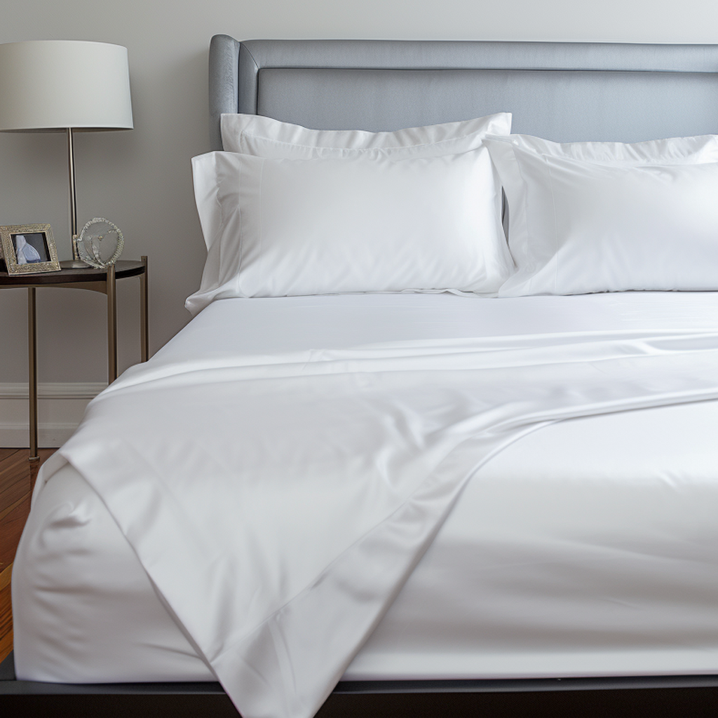Solid White Flat Bed Sheet