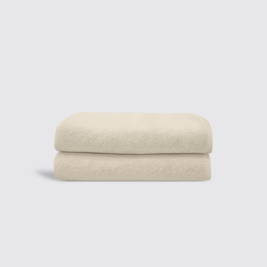 Ivory Hotel Suite Bath Sheet Duo