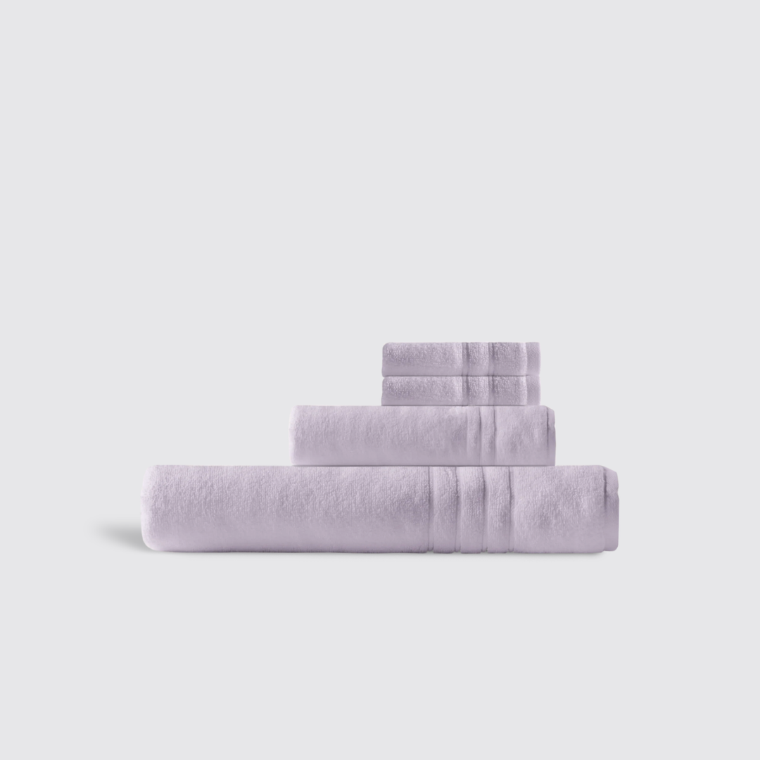 Lilac Plux Classic Towel Combo