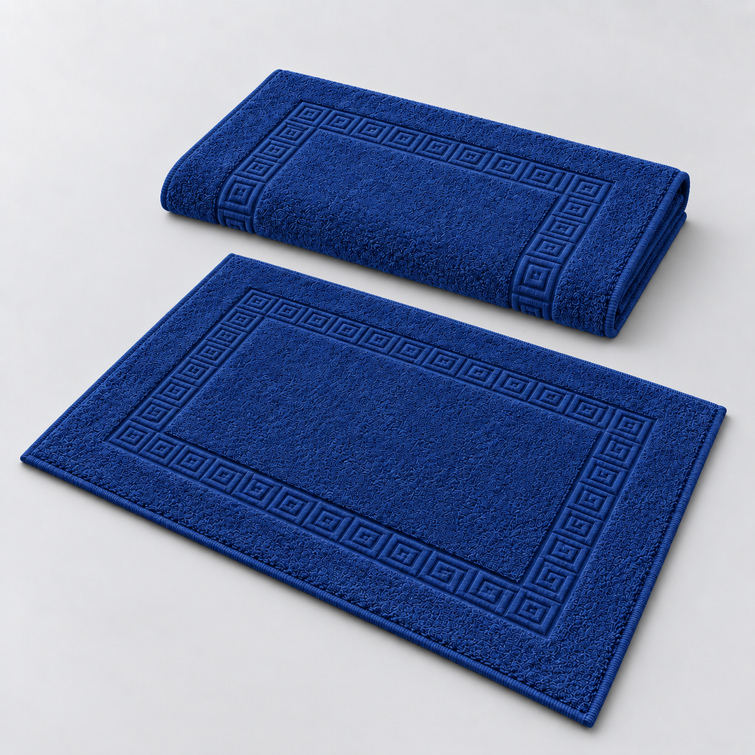 Greek Bath Mat Duo