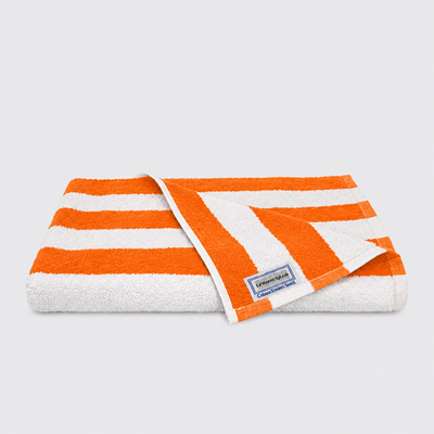Cabana Stripes Beach Towel (Orange)