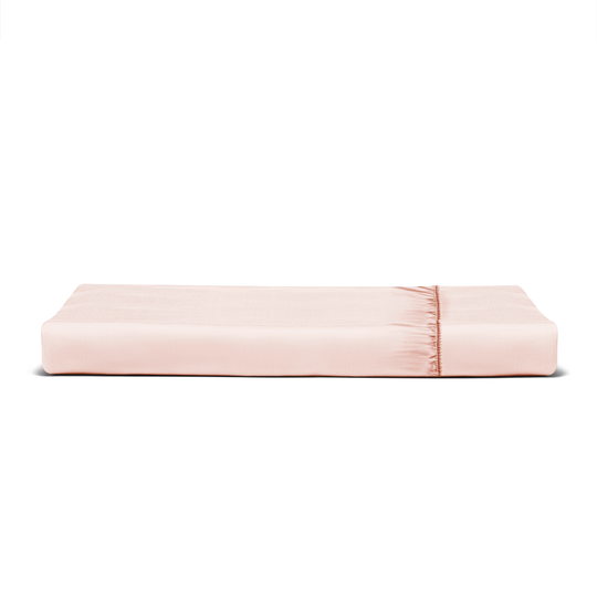  Solid Pastel Pink Fitted Sheet