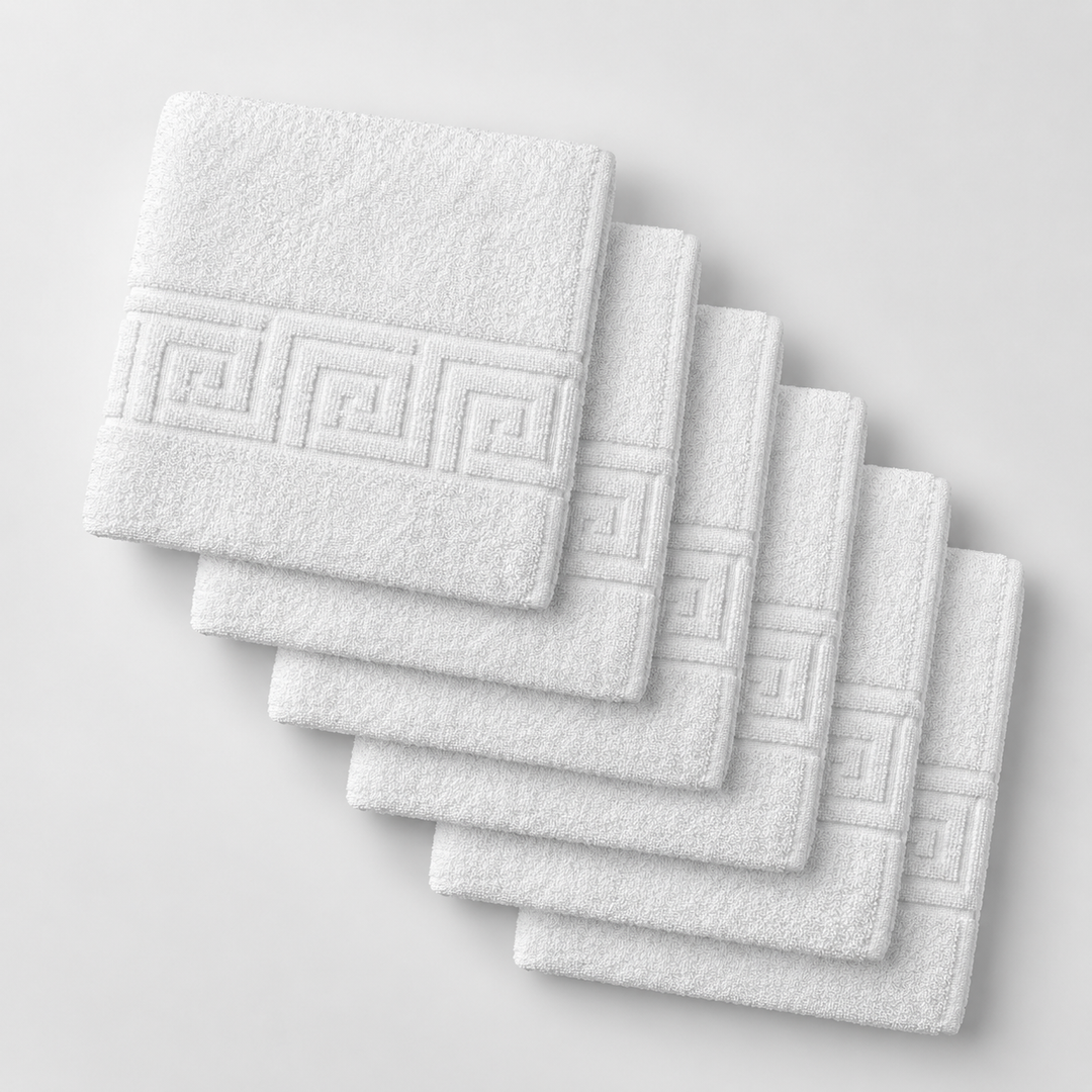 Greek Luxury Face Towels Bunch