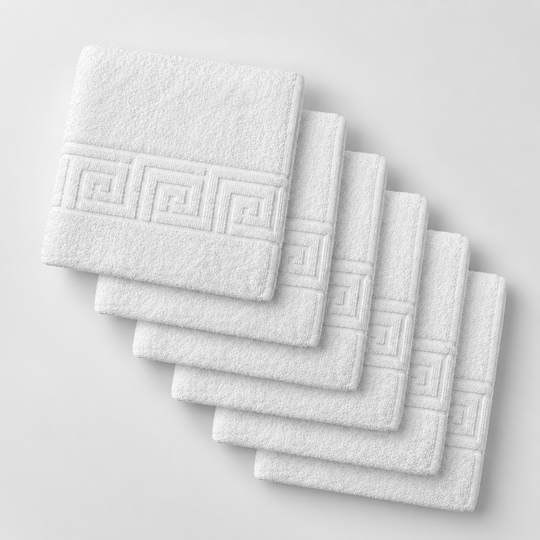 Greek Luxury Face Towels Bunch