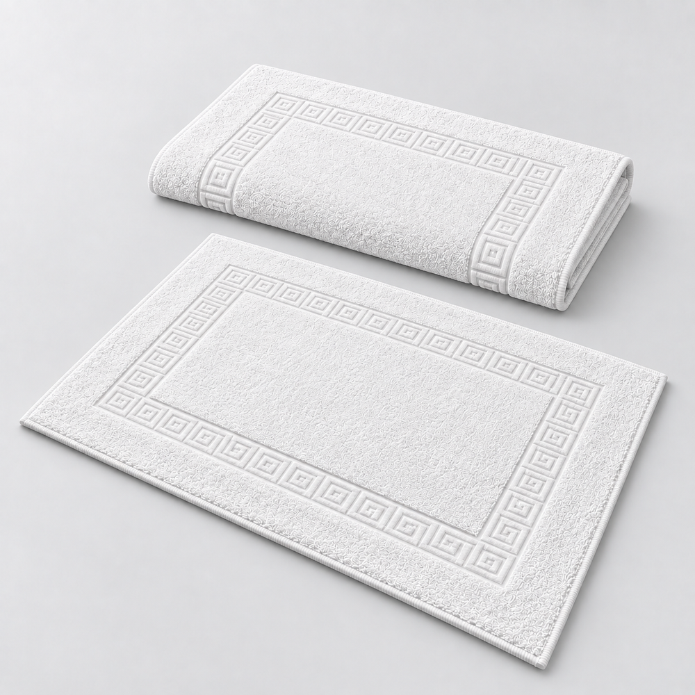 Greek Bath Mat Duo