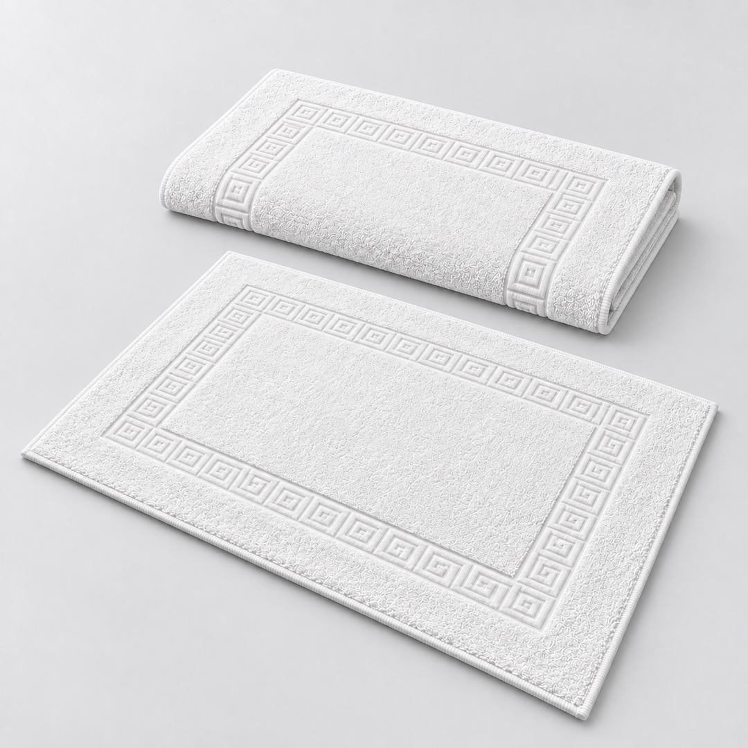 Greek Bath Mat Duo