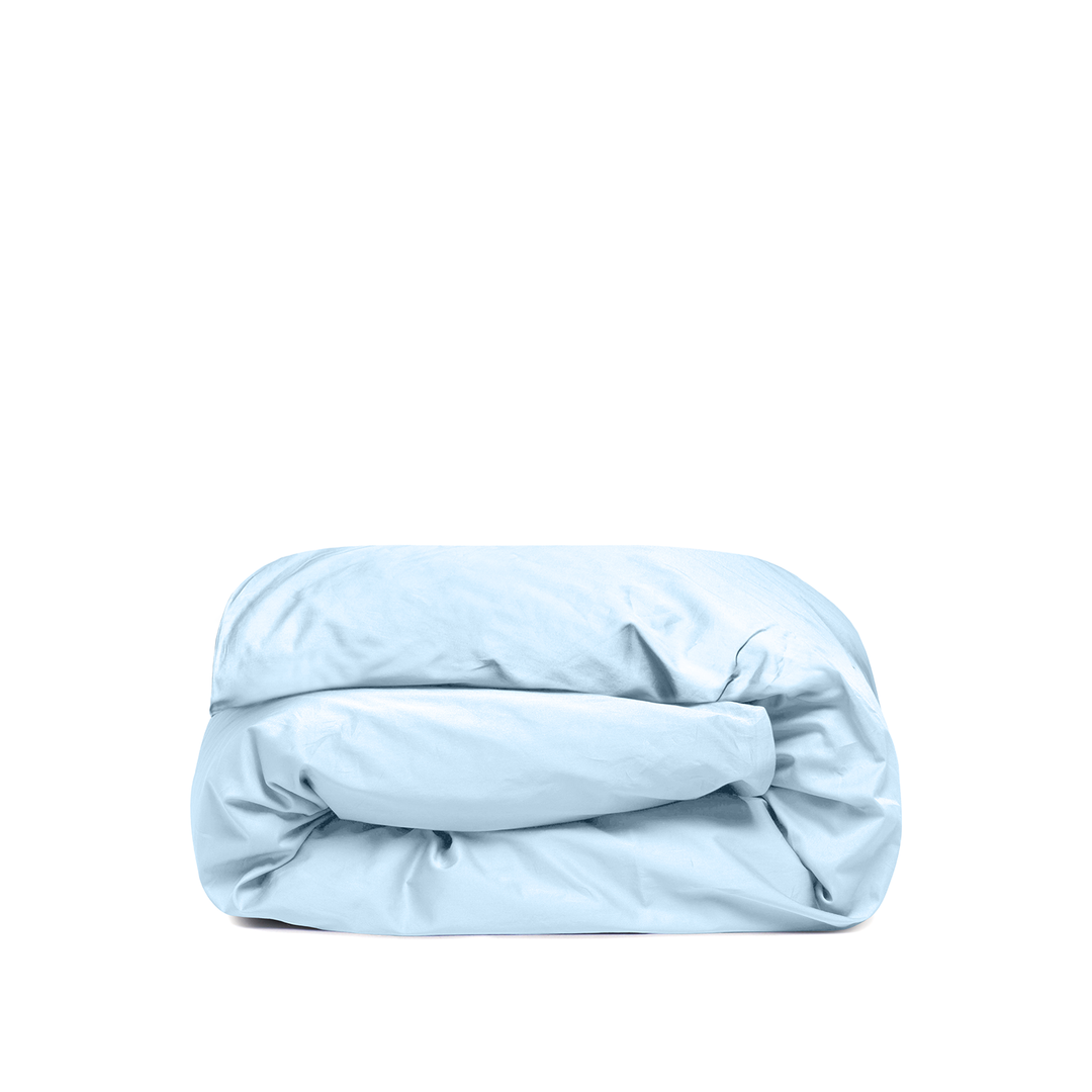  Solid Baby Blue Duvet Cover