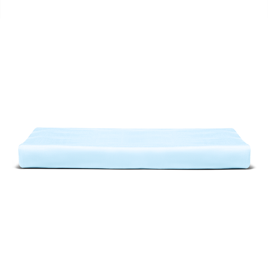 Solid Baby Blue Flat Bed Sheet