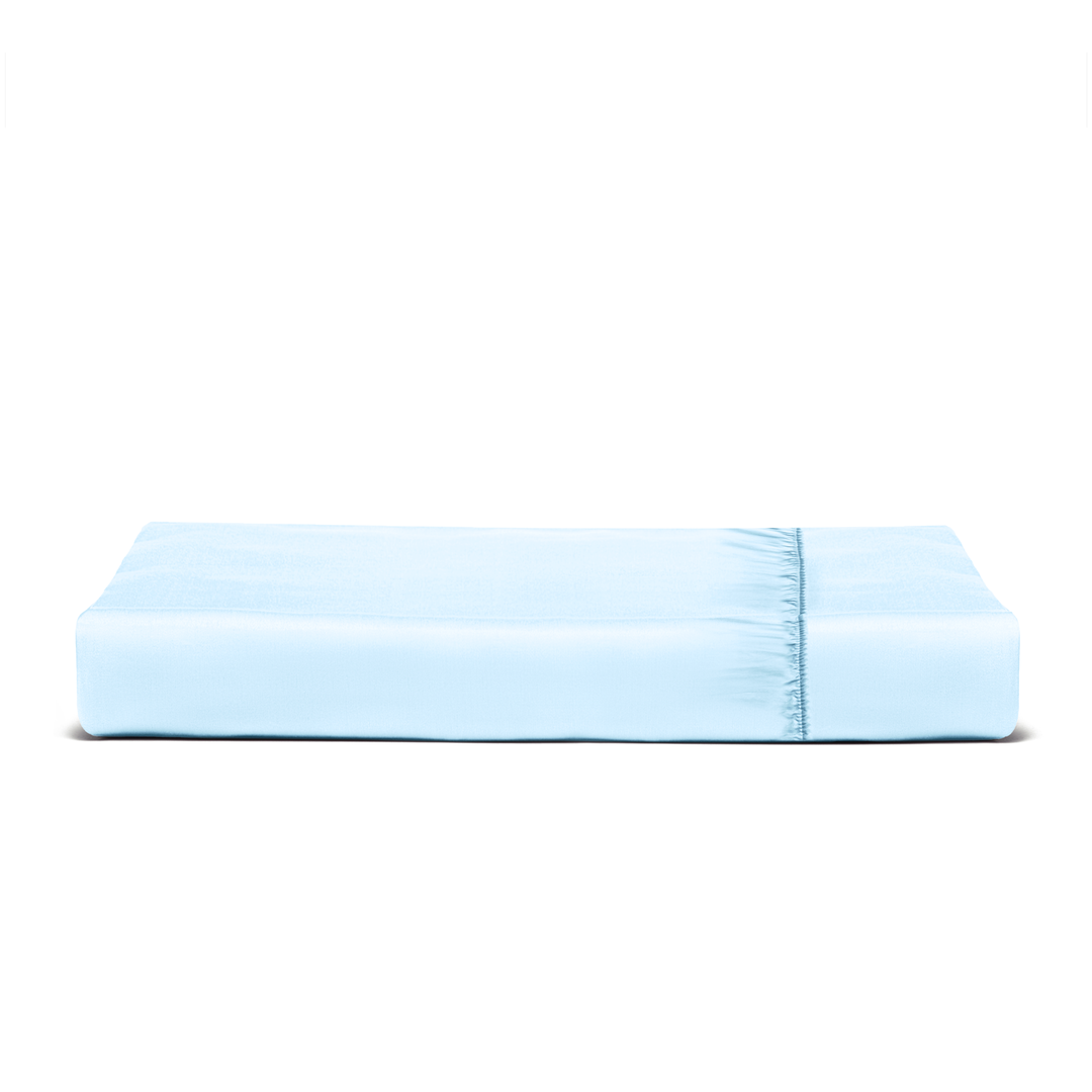 Solid Baby Blue Fitted Sheet