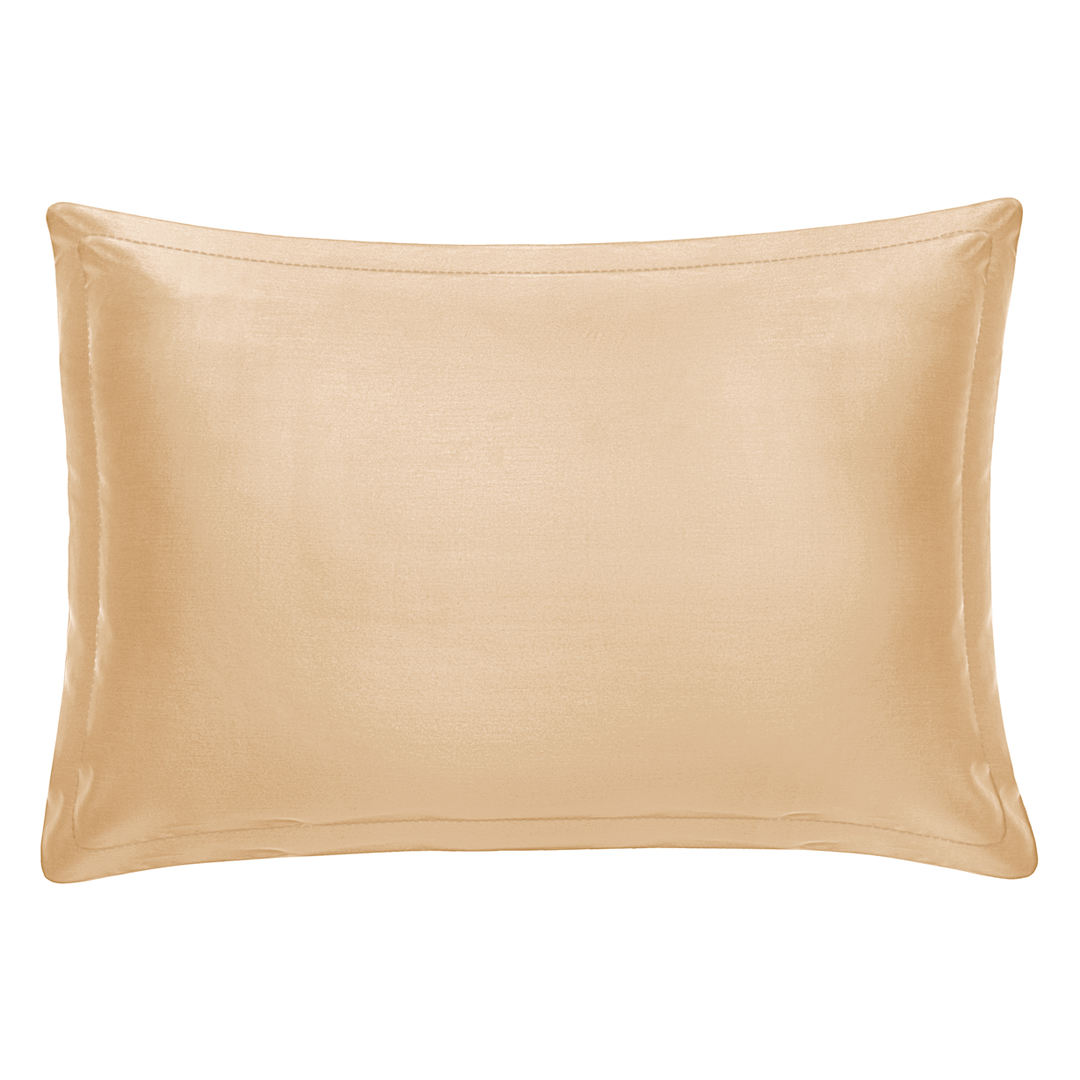 Solid Beige Pillow with shams