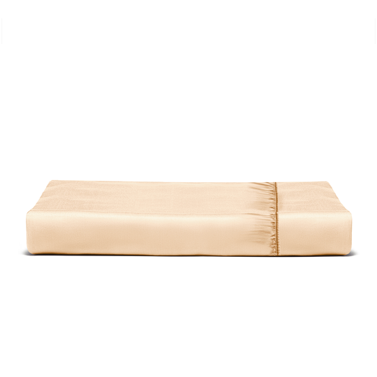 Solid Beige Fitted Sheet