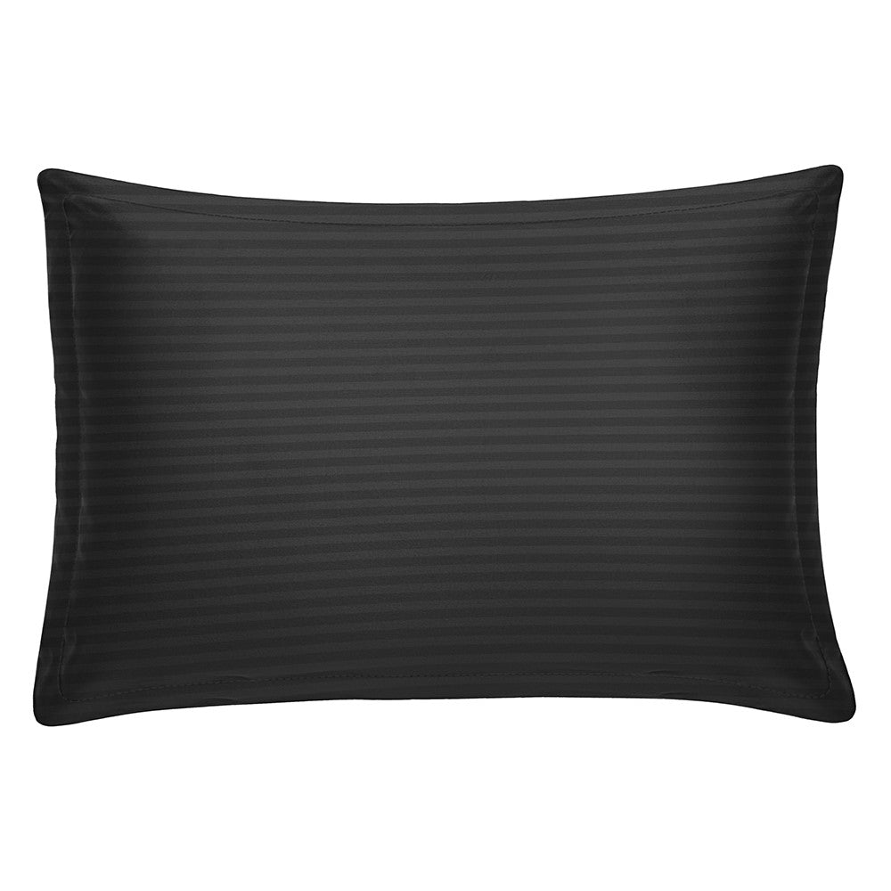 Onyx Striped Pillow Cover